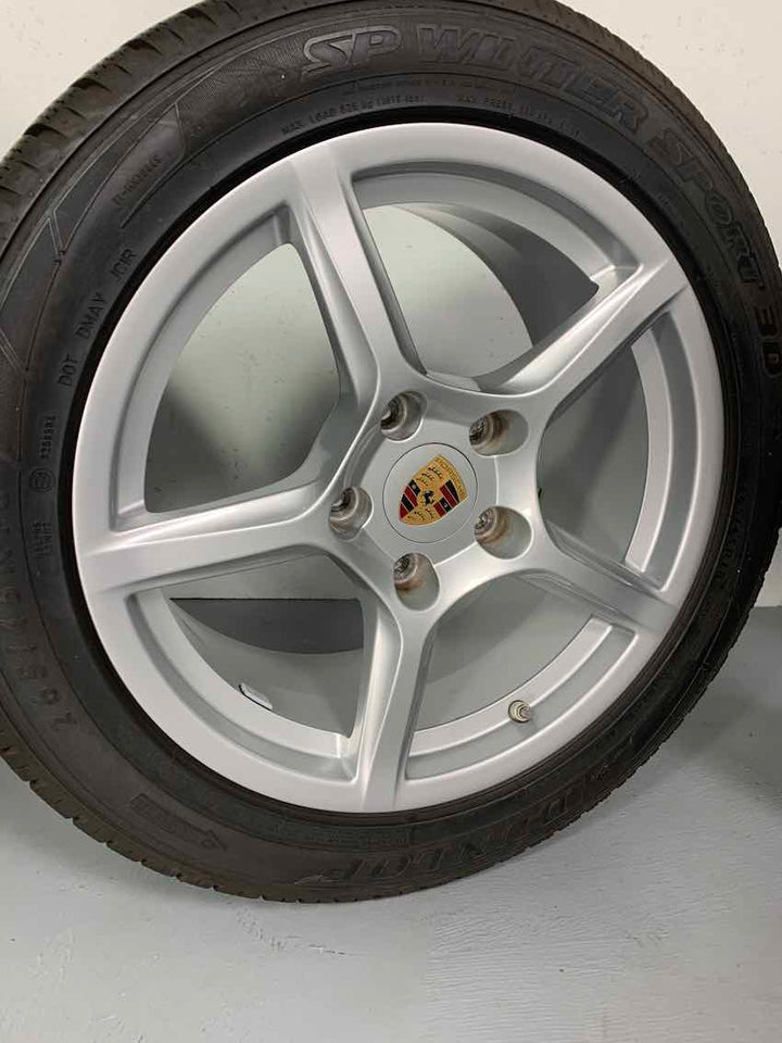 Porsche Boxster 18 Zoll Cayman Porsche 981 Winter Räder Dunlop 2017