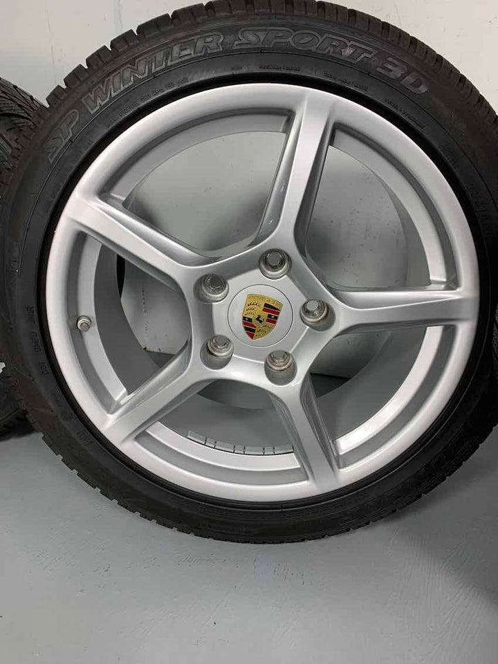 Porsche Boxster 18 Zoll Cayman Porsche 981 Winter Räder Dunlop 2017