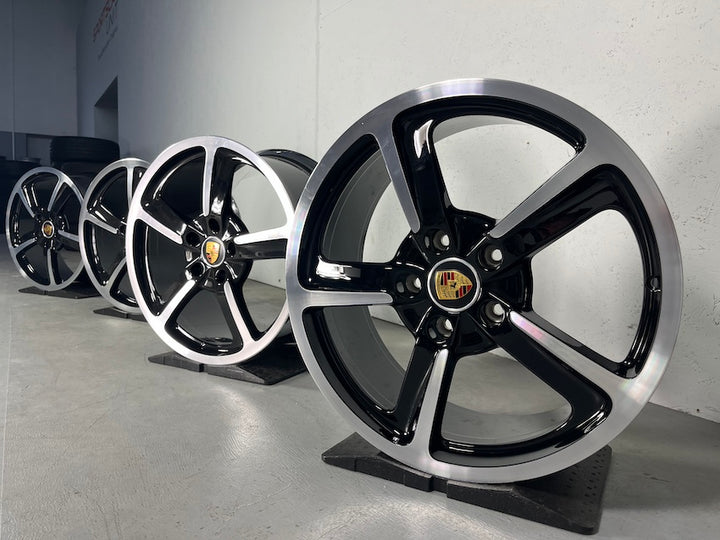 Porsche Boxster 20 Zoll 981 Sport Techno Felgen SELTEN mattschwarz