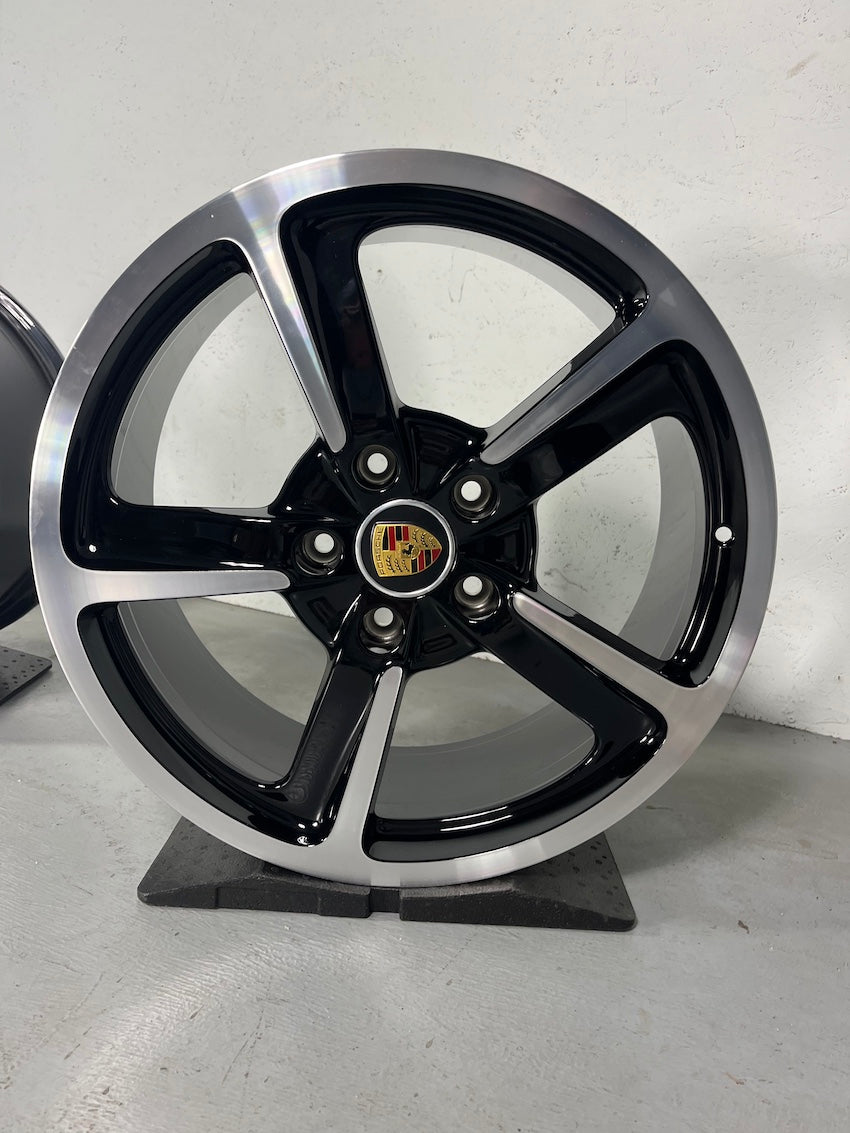 Porsche Boxster 20 Zoll 981 Sport Techno Felgen SELTEN mattschwarz