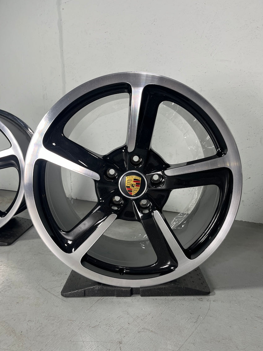 Porsche Boxster 20 Zoll 981 Sport Techno Felgen SELTEN mattschwarz