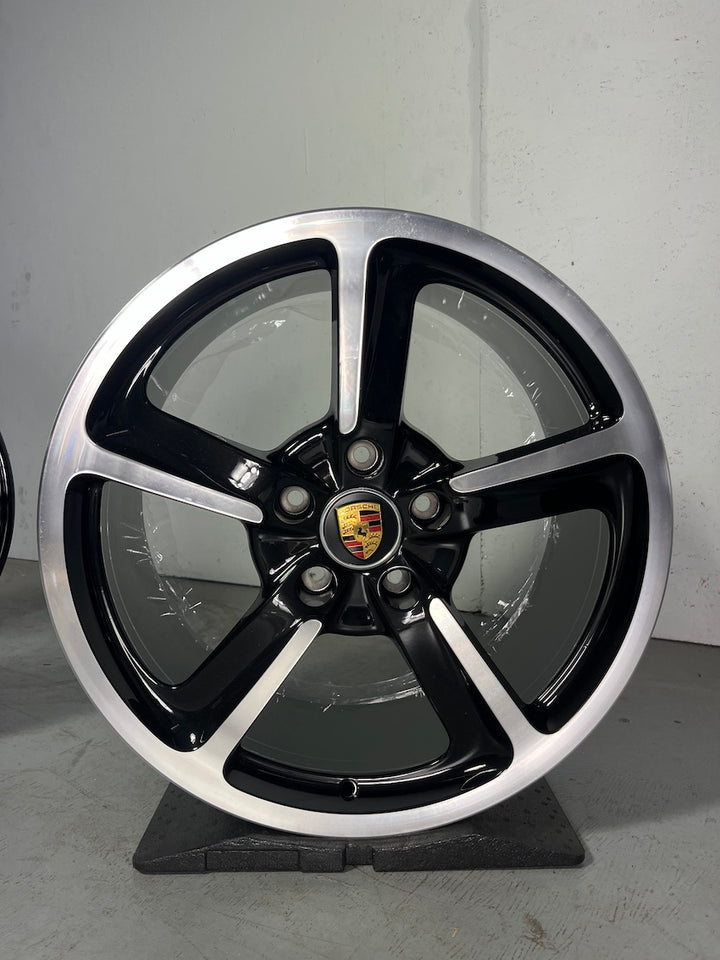 Porsche Boxster 20 Zoll 981 Sport Techno Felgen SELTEN mattschwarz
