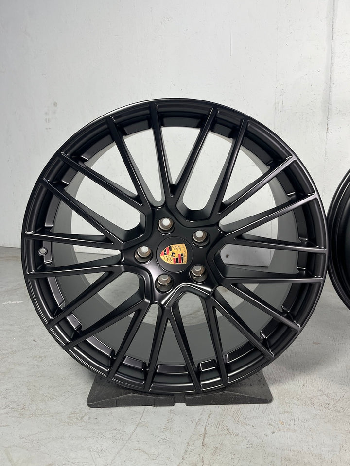Porsche Cayenne COUPE E3 I 22 Zoll RS Spyder Felgen mattschwarz neu