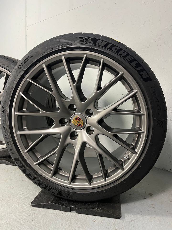 Porsche Panamera 971 21 Zoll Sport Design Sommer Räder PLATINUM SELTEN