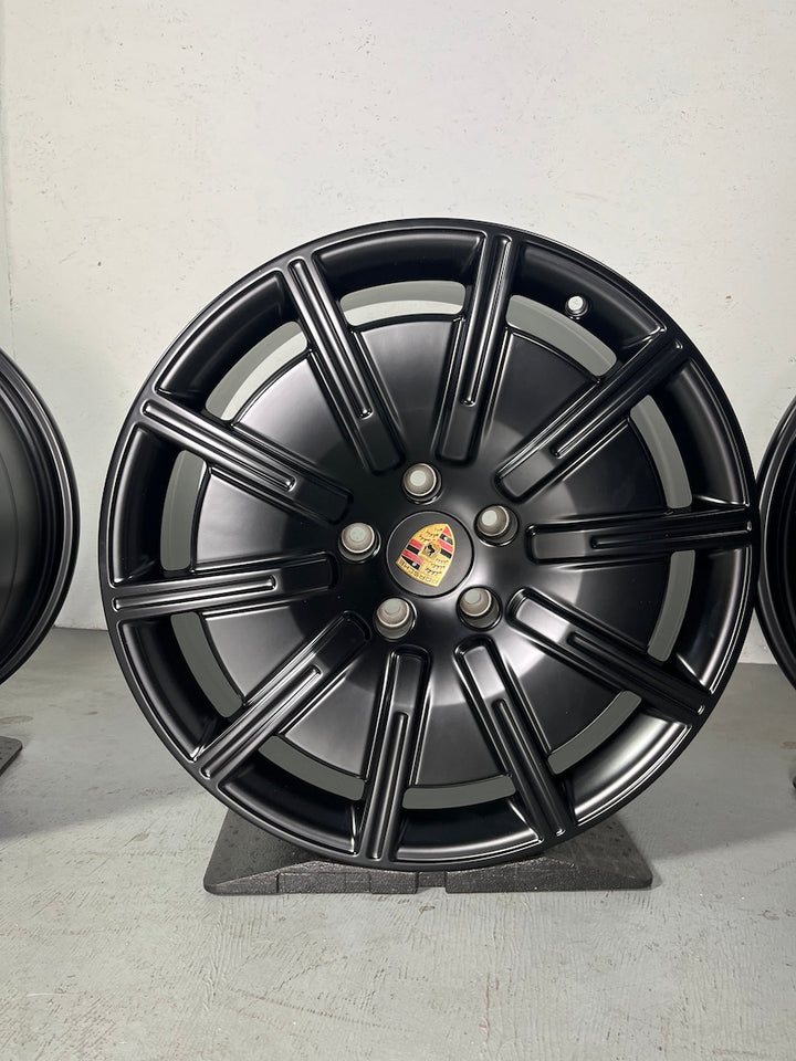 Porsche Taycan 20 Zoll SPORT AERO Felgen mattschwarz seidenglanz NEU