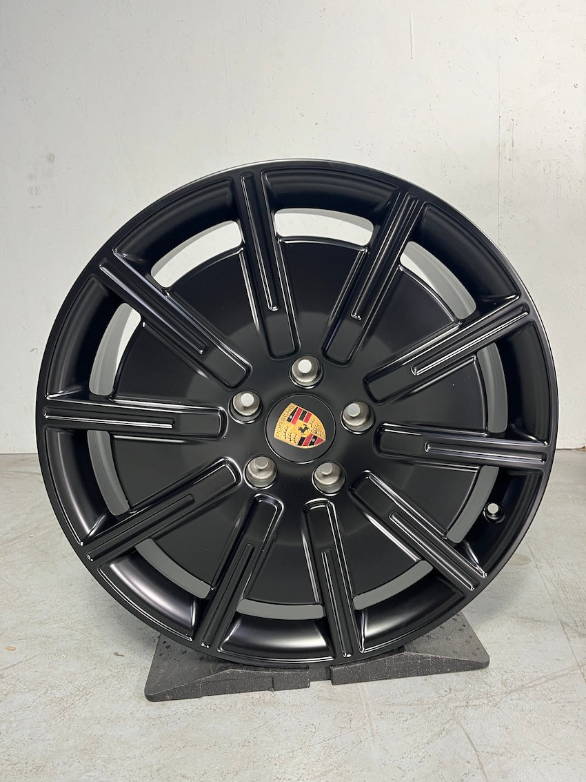 Porsche Taycan 20 Zoll SPORT AERO Felgen mattschwarz seidenglanz NEU