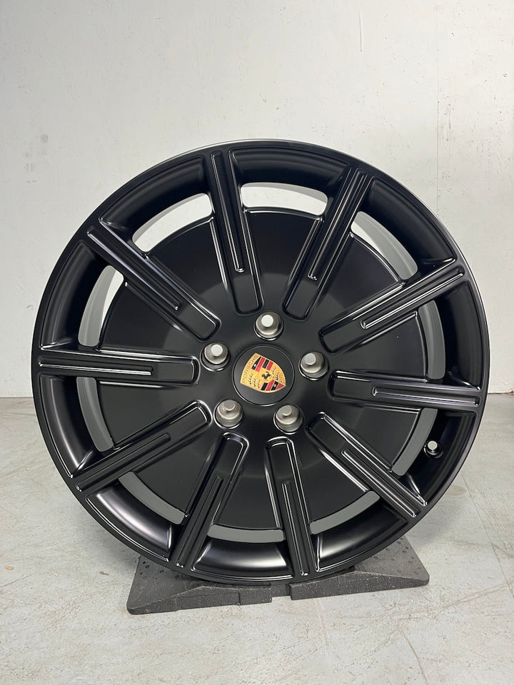 Porsche Taycan 20 Zoll SPORT AERO Felgen mattschwarz seidenglanz NEU