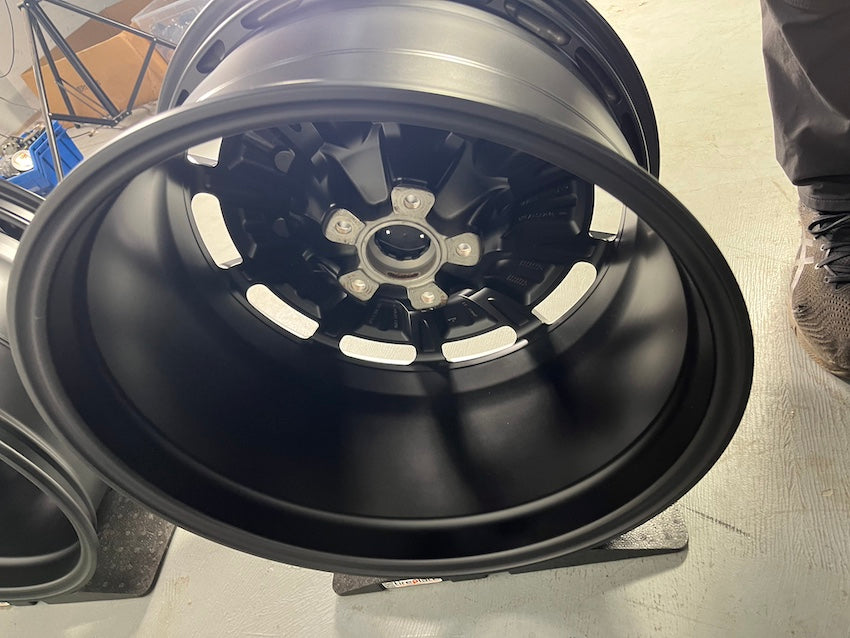 Porsche Taycan 20 Zoll SPORT AERO Felgen mattschwarz seidenglanz NEU