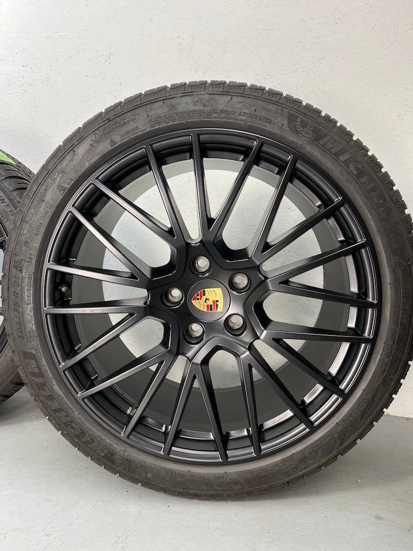 Porsche Cayenne E3 COUPE 9Y0 21 Zoll RS Spyder Winter Räder Michelin DOT2020/2023