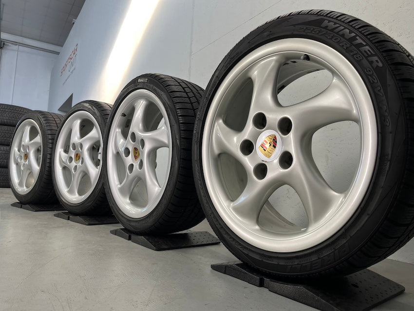 Porsche 993 18 Zoll Turbo Look I Felgen 8J ET52 +10J ET40 SELTEN 4S S