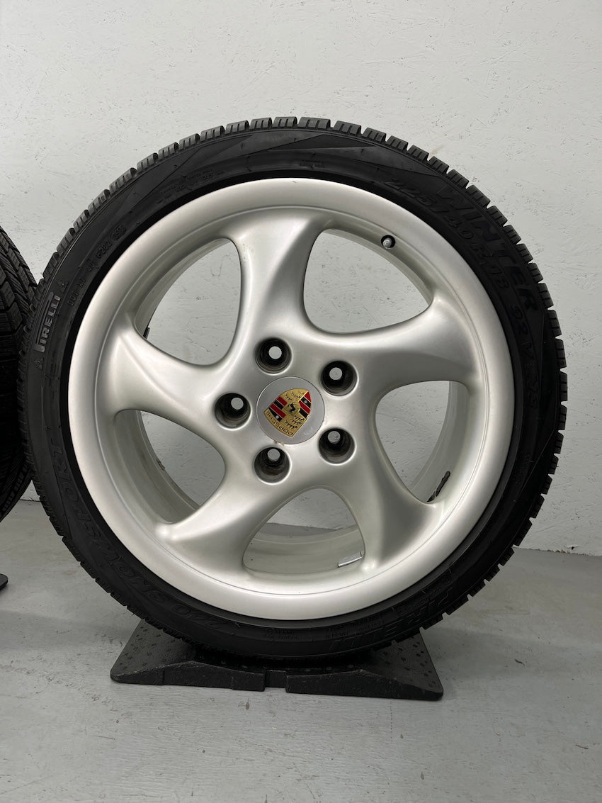 Porsche 993 18 Zoll Turbo Look I Felgen 8J ET52 +10J ET40 SELTEN 4S S