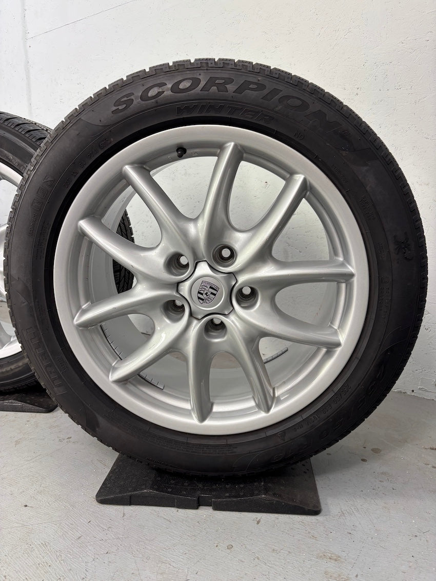 Porsche Cayenne 19 Zoll 955 957 E1 Winter Räder Pirelli 6-7mm TOP Felgen