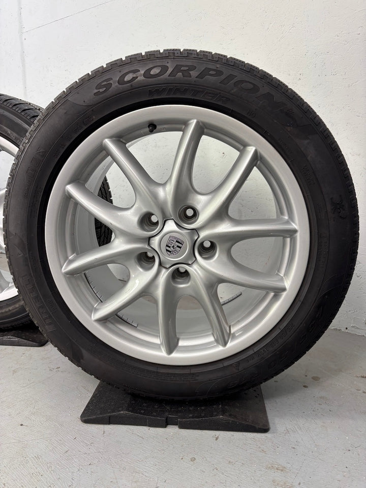 Porsche Cayenne 19 Zoll 955 957 E1 Winter Räder Pirelli 6-7mm TOP Felgen