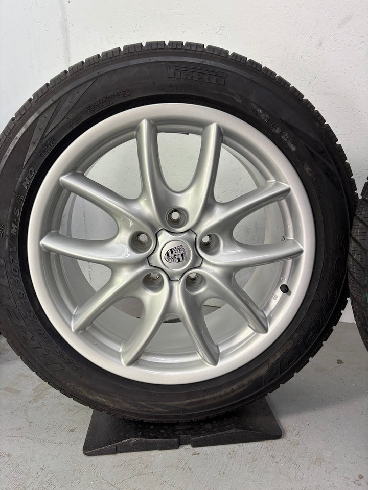 Porsche Cayenne 19 Zoll 955 957 E1 Winter Räder Pirelli 6-7mm TOP Felgen