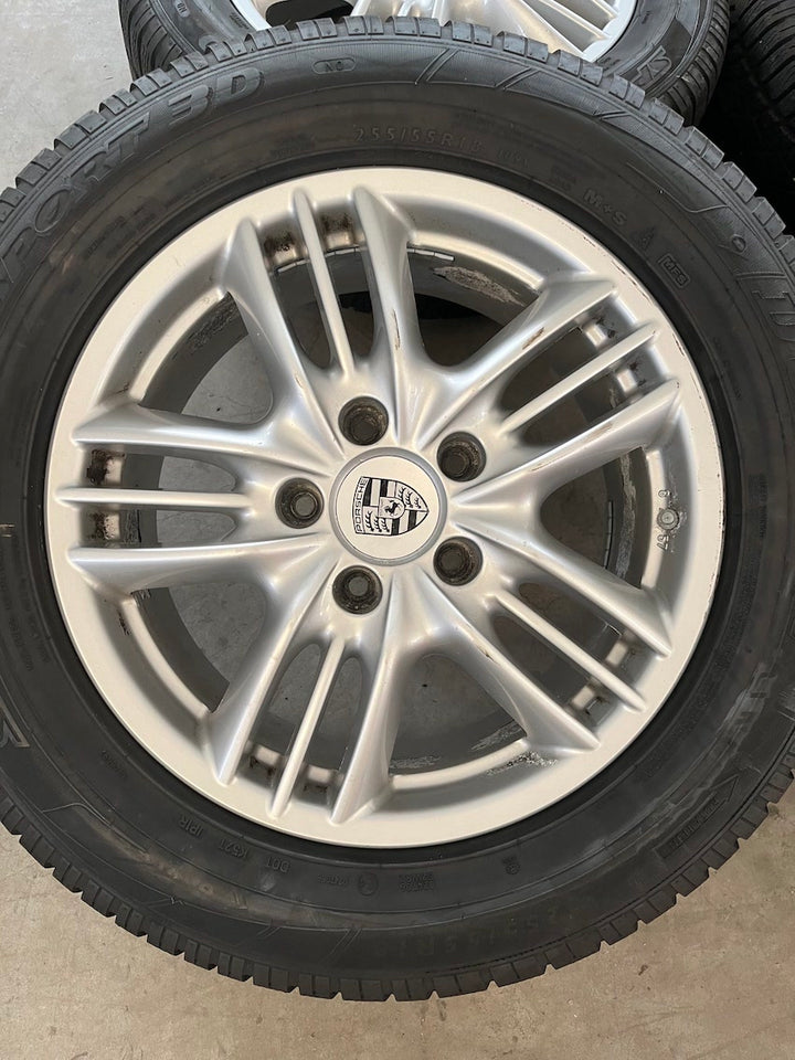 Porsche Cayenne 18 Zoll Winter Räder 955 957 Dunlop DOT2017 6,5-7mm