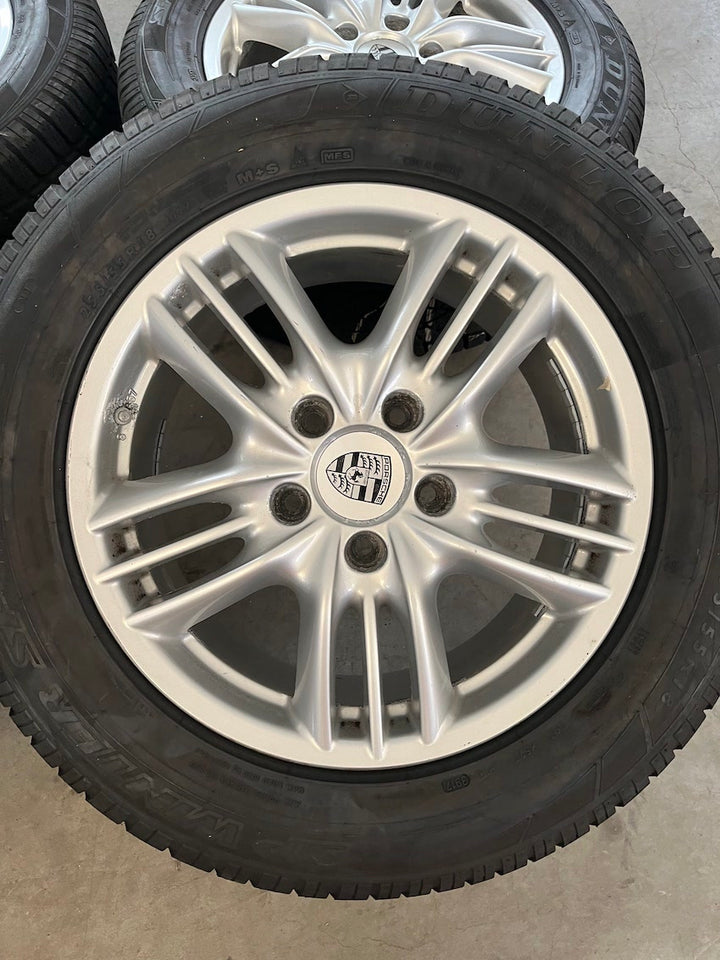 Porsche Cayenne 18 Zoll Winter Räder 955 957 Dunlop DOT2017 6,5-7mm
