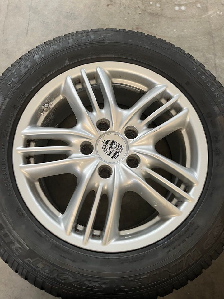 Porsche Cayenne 18 Zoll Winter Räder 955 957 Dunlop DOT2017 6,5-7mm