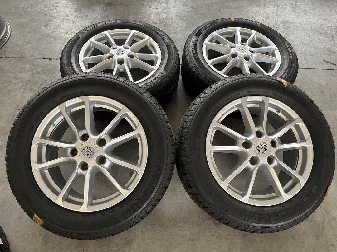 Porsche Cayenne 18 Zoll Winter Räder 958 MICHELIN TOP E2