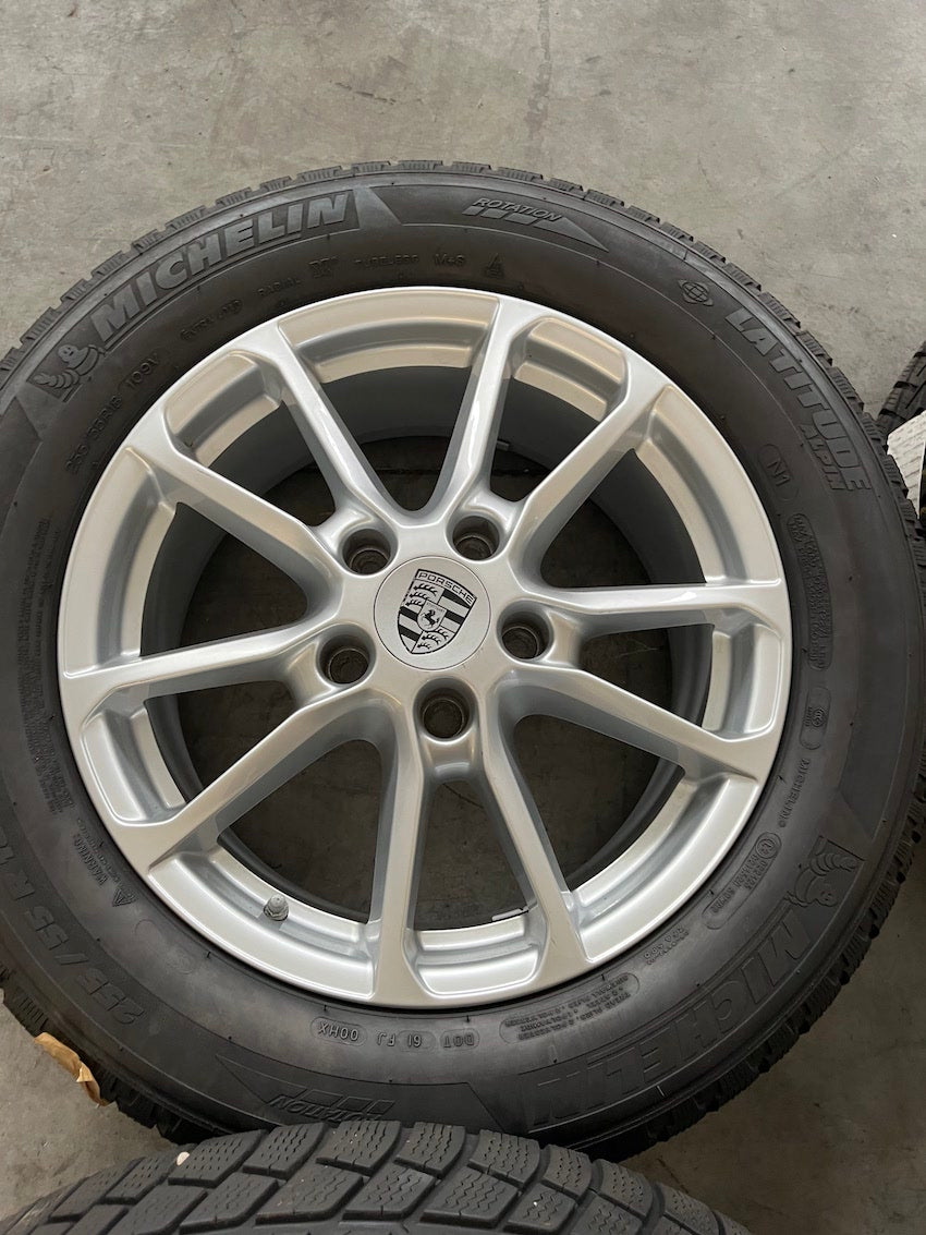 Porsche Cayenne 18 Zoll Winter Räder 958 MICHELIN TOP E2
