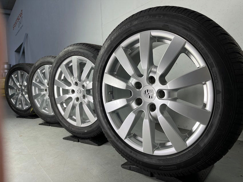 Porsche Cayenne 958 E2 20 Zoll Sport Design II WINTER Dunlop TOP FELGEN