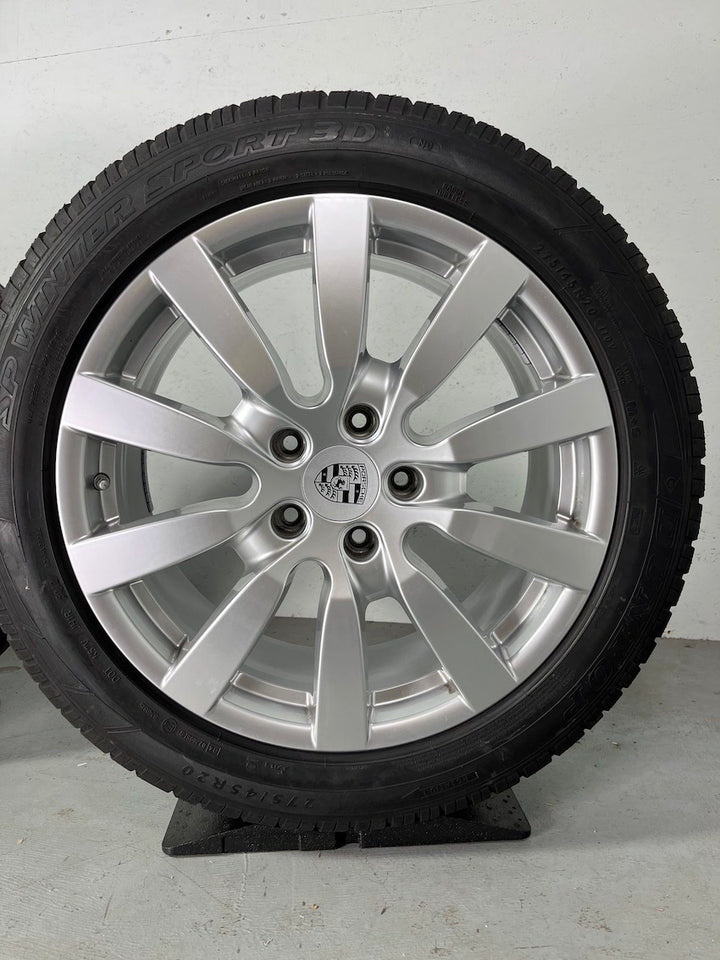 Porsche Cayenne 958 E2 20 Zoll Sport Design II WINTER Dunlop TOP FELGEN