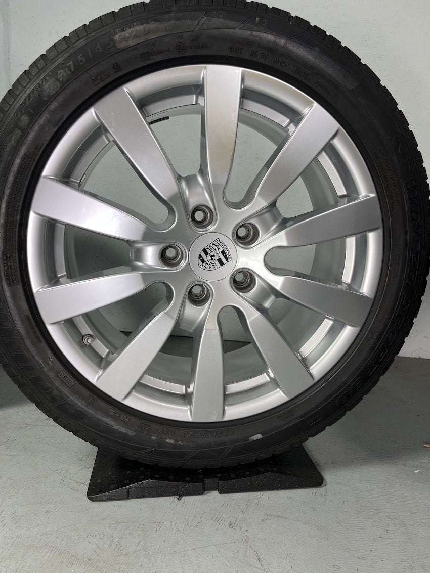 Porsche Cayenne 958 E2 20 Zoll Sport Design II WINTER Dunlop TOP FELGEN