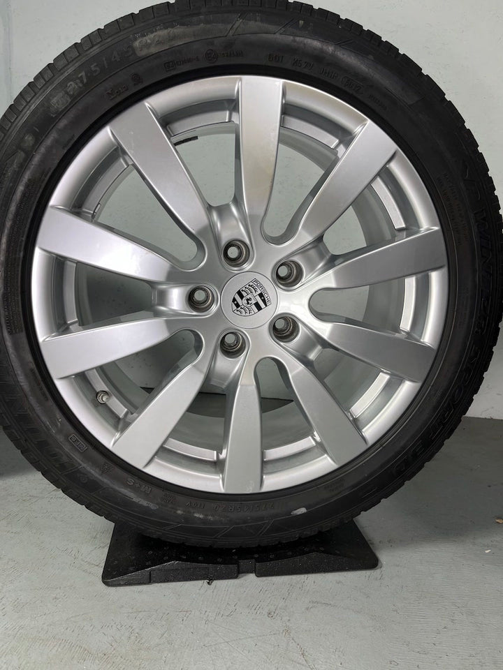 Porsche Cayenne 958 E2 20 Zoll Sport Design II WINTER Dunlop TOP FELGEN