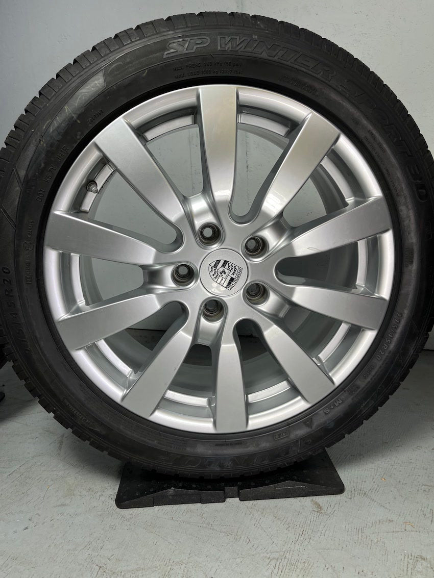 Porsche Cayenne 958 E2 20 Zoll Sport Design II WINTER Dunlop TOP FELGEN