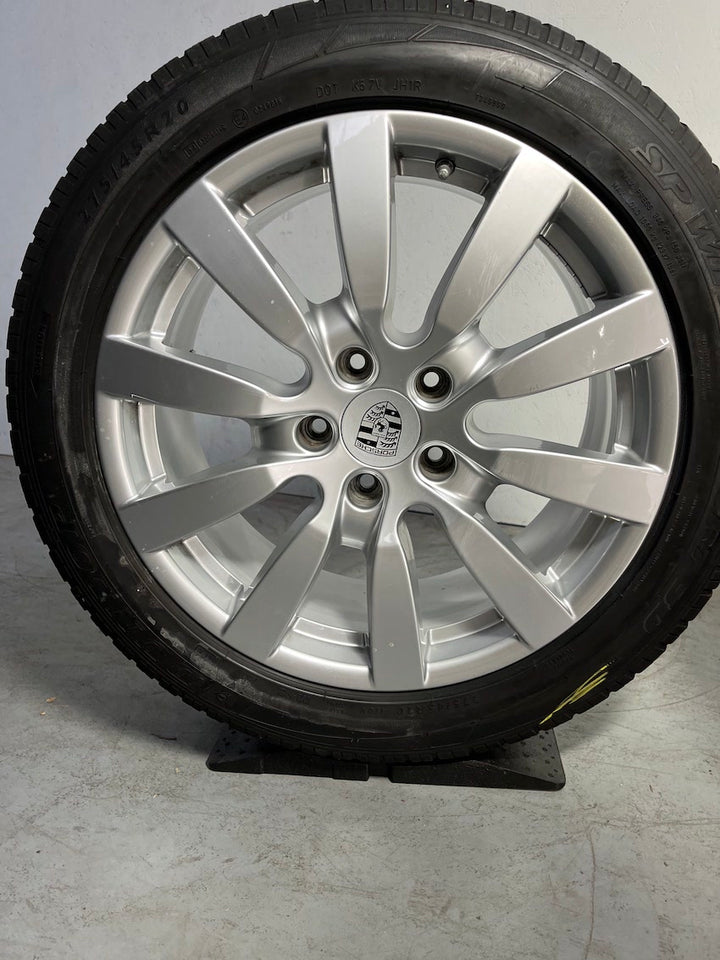 Porsche Cayenne 958 E2 20 Zoll Sport Design II WINTER Dunlop TOP FELGEN