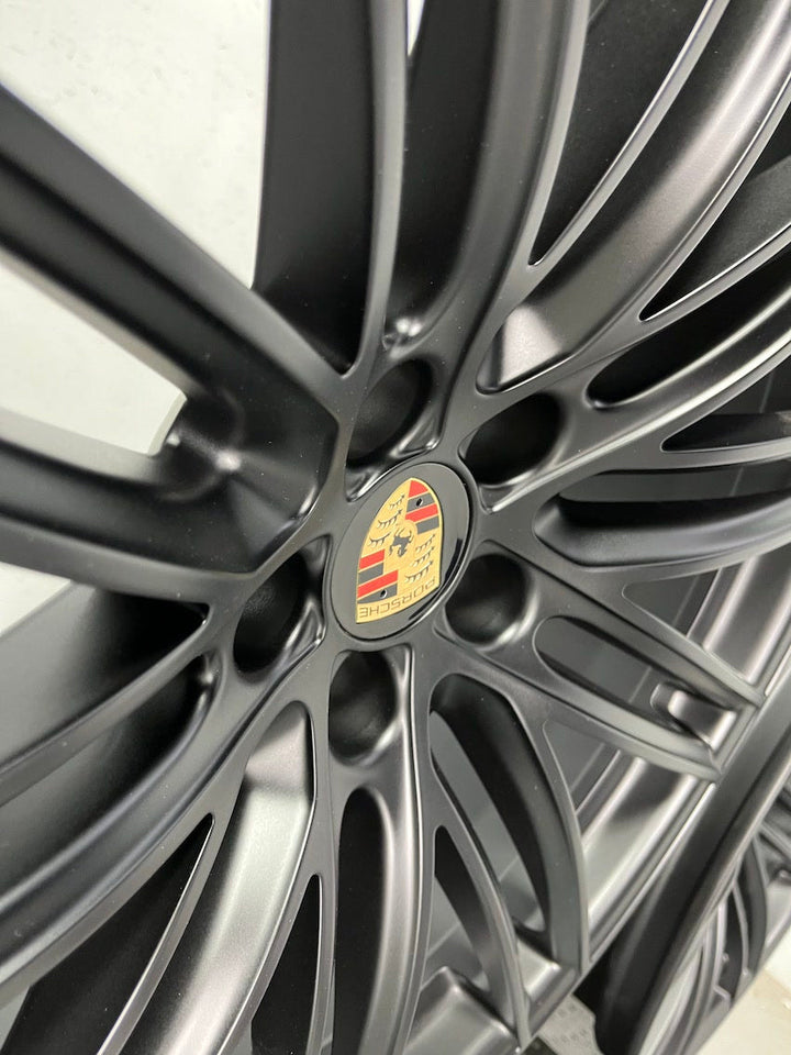 Porsche Boxster 20 Zoll Turbo IV Felgen mattschwarz neu 718 982 Cayman