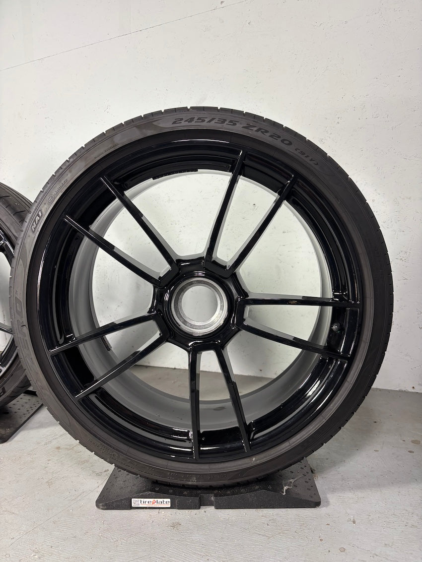 Porsche 992 20 21 Zoll GTS Sommer Räder GLANZSCHWARZ INDIVIDUAL