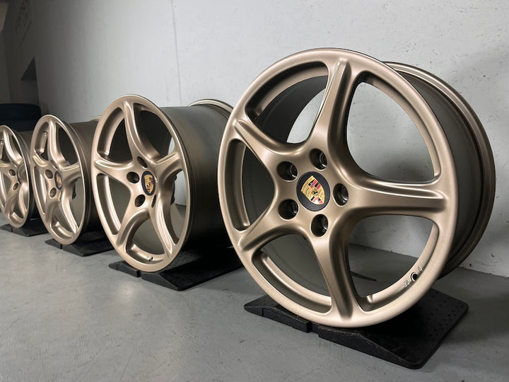 Porsche 997 19 Zoll Carrera Classic Felgen C4 4S Allrad "NEODYME" GT3