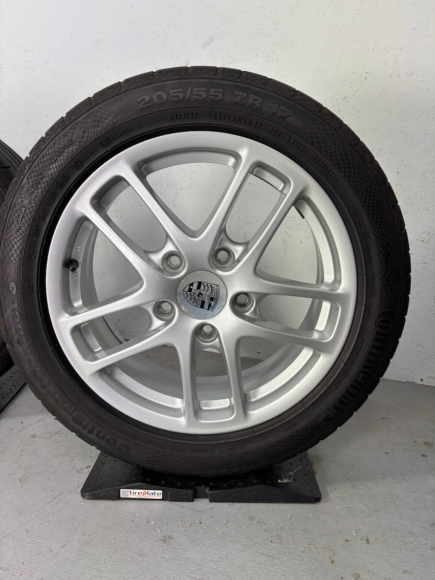 Porsche Boxster 17 Zoll 987 Winter Räder Continental Cayman NEUWERTIG