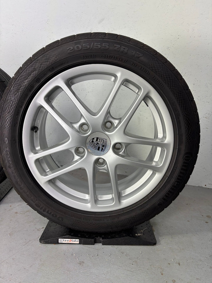 Porsche Boxster 17 Zoll 987 Winter Räder Continental Cayman NEUWERTIG