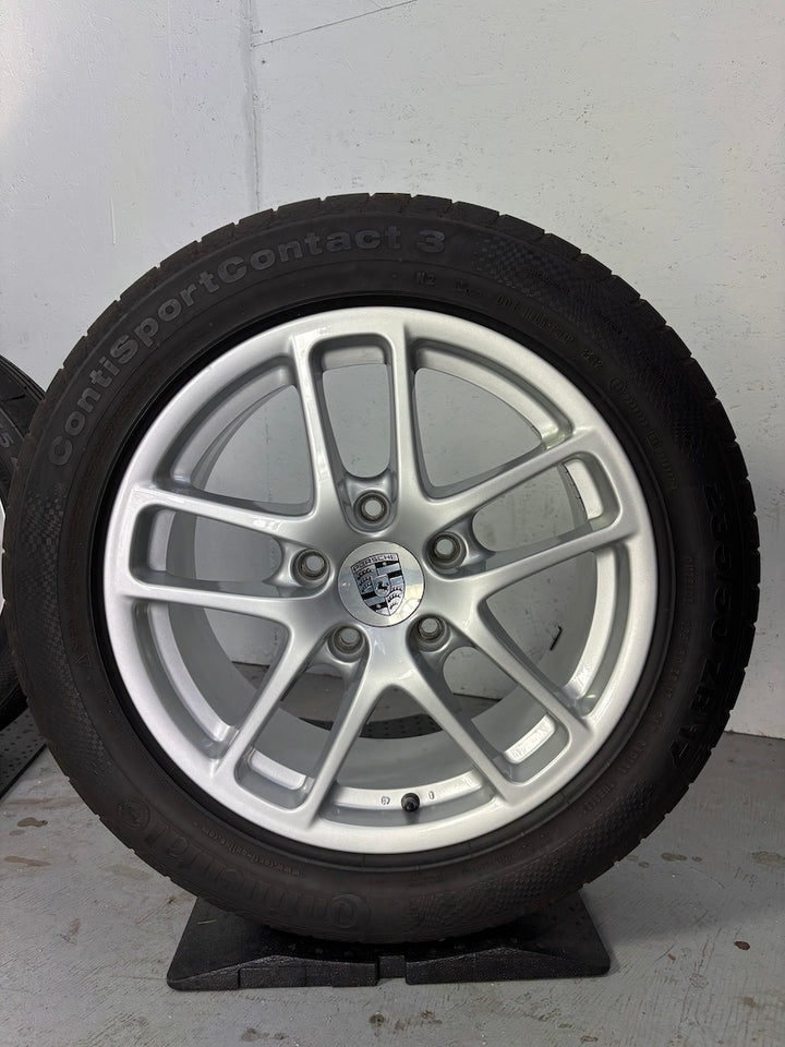 Porsche Boxster 17 Zoll 987 Winter Räder Continental Cayman NEUWERTIG