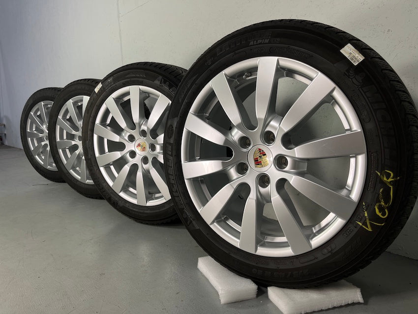 Porsche Cayenne 958 20 Zoll Sport Design II Winter Räder 958 Michelin