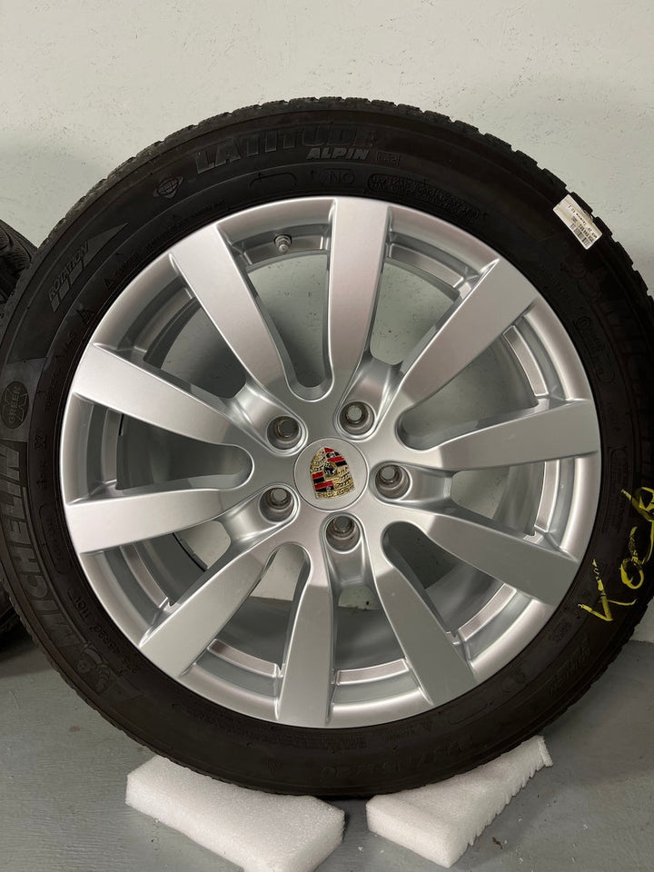 Porsche Cayenne 958 20 Zoll Sport Design II Winter Räder 958 Michelin