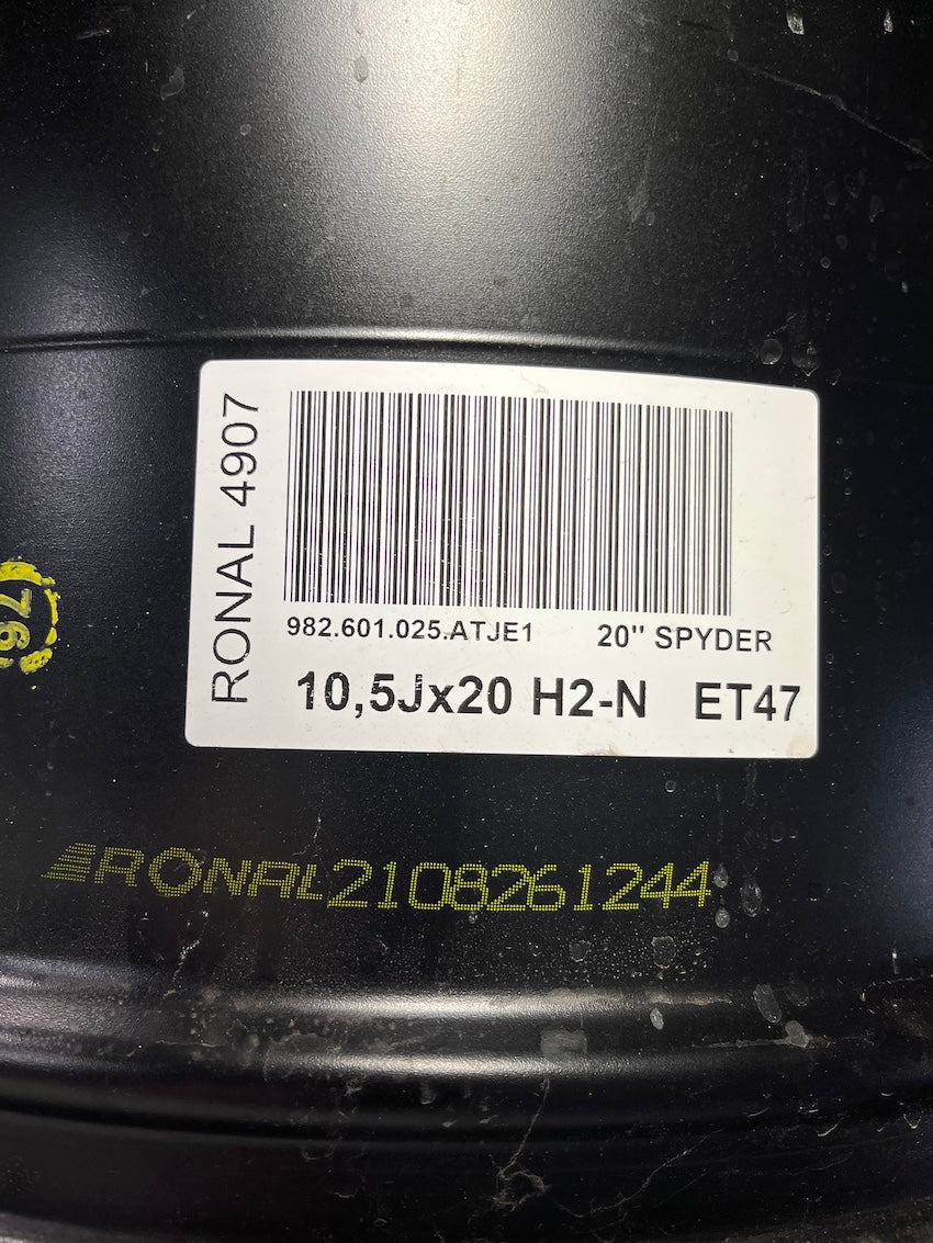 Porsche Boxster 20 Zoll SPYDER Felgen Cayman 718 982 GTS 4.0