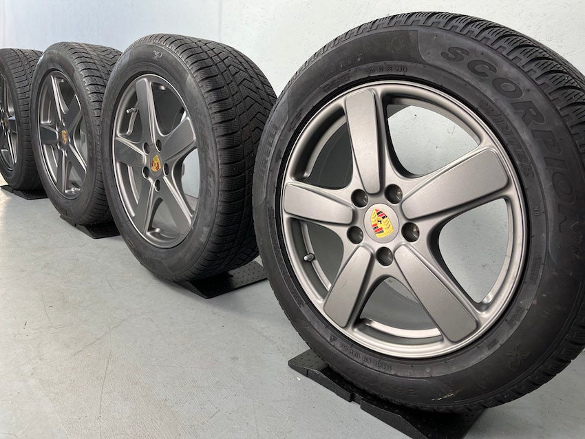 Porsche Cayenne 19 Zoll 958 Sport Classic Winter Räder Pirelli PLATINUM TOP