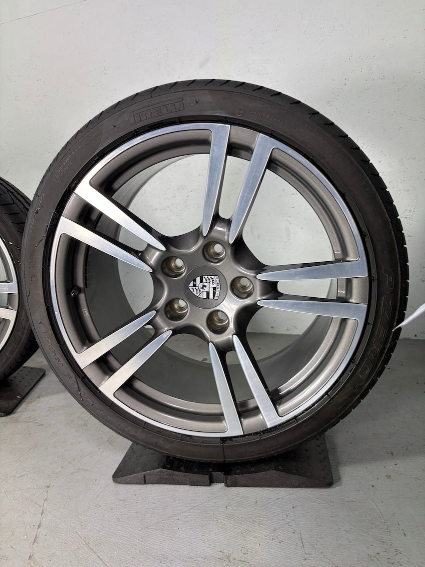 Porsche Boxster 987 19 Zoll Turbo II Sommer Räder DOT 2021/22 TOPZUSTAND