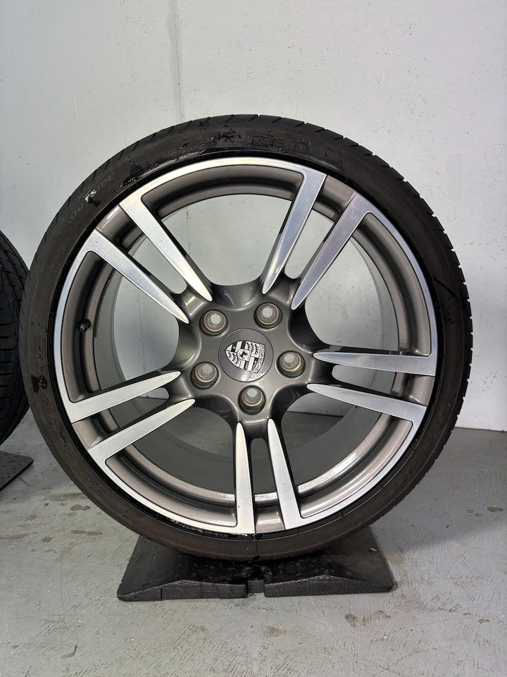Porsche Boxster 987 19 Zoll Turbo II Sommer Räder DOT 2021/22 TOPZUSTAND
