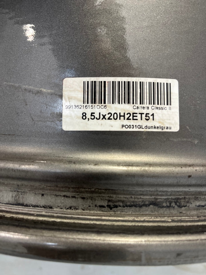PORSCHE 991.1 20 Zoll Carrera Classic II Felgen 4S C4 Allrad