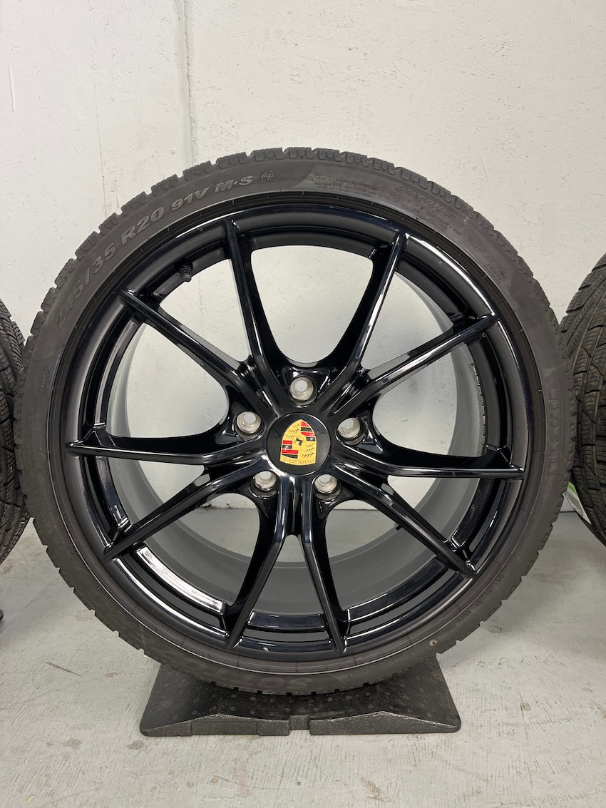Porsche 991.2 20 Zoll Carrera S Felgen C4 4S Sommer schwarz