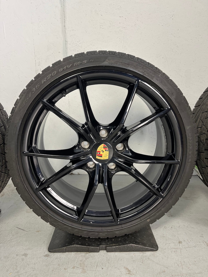 Porsche 991.2 20 Zoll Carrera S Felgen C4 4S Sommer schwarz
