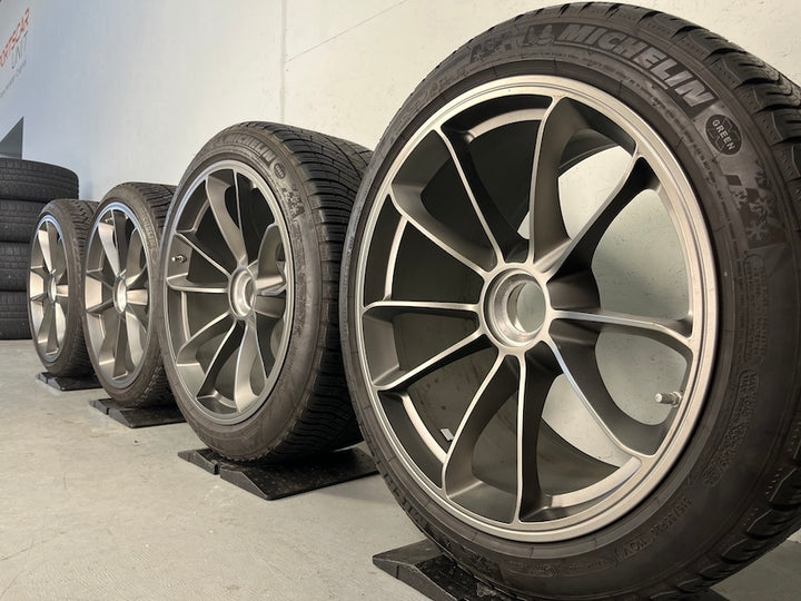 Porsche 991 20 Zoll GT3 Felgen 9Jx20 und 12Jx20 platinum TOP