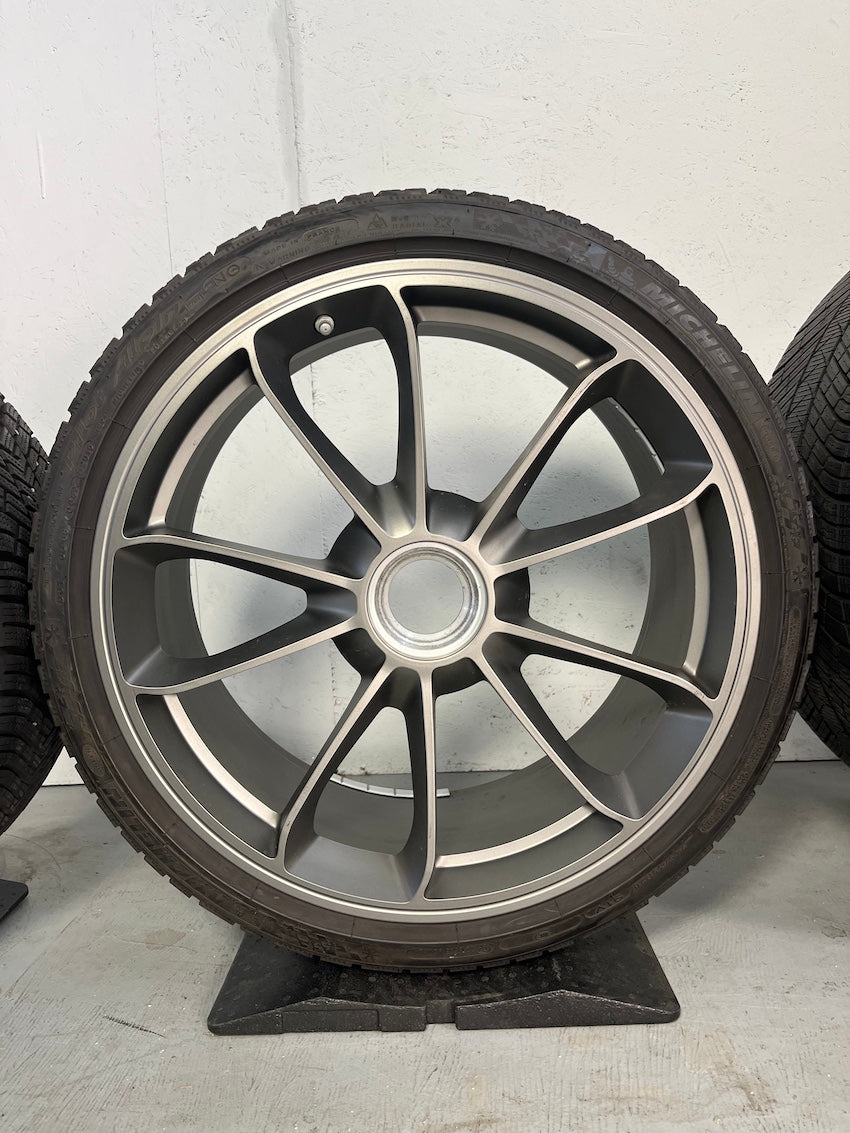 Porsche 991 20 Zoll GT3 Felgen 9Jx20 und 12Jx20 platinum TOP