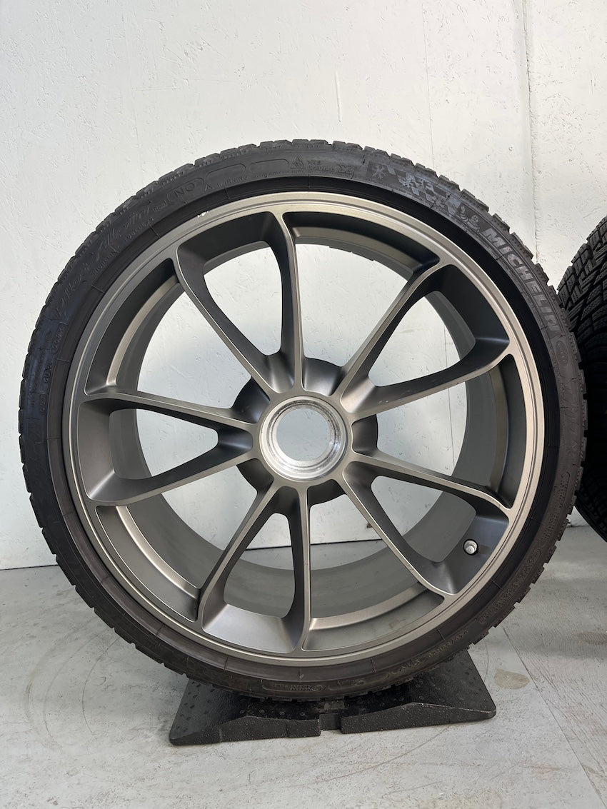 Porsche 991 20 Zoll GT3 Felgen 9Jx20 und 12Jx20 platinum TOP