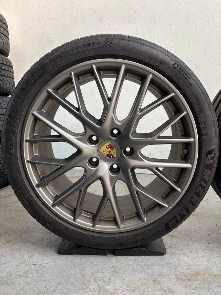 Porsche Panamera 971 21 Zoll Sport Design Sommer Felgen PLATINUM