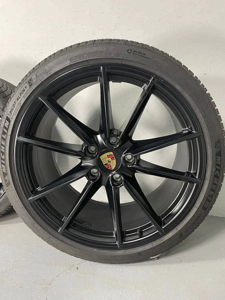 Porsche 992 20 21 Zoll Carrera S Winter Räder Michelin MwSt.awb. 7+8mm