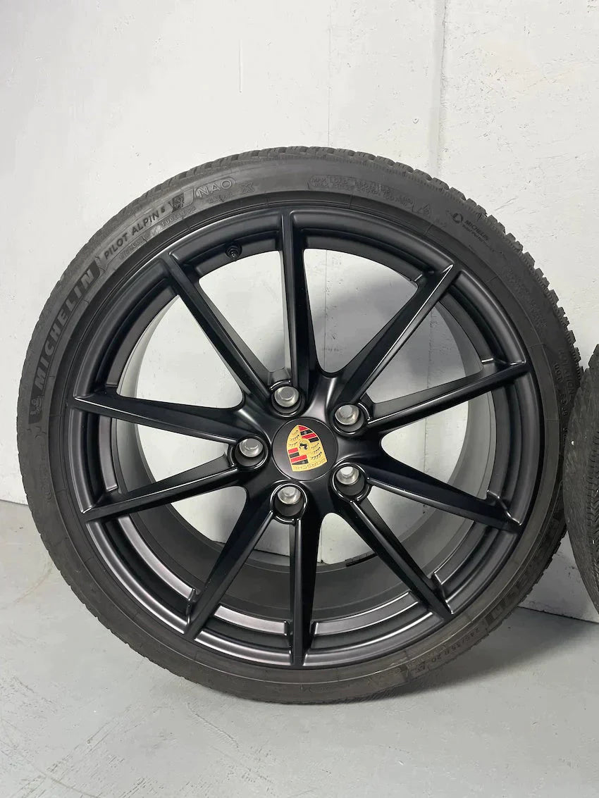 Porsche 992 20 21 Zoll Carrera S Winter Räder Michelin MwSt.awb. 7+8mm